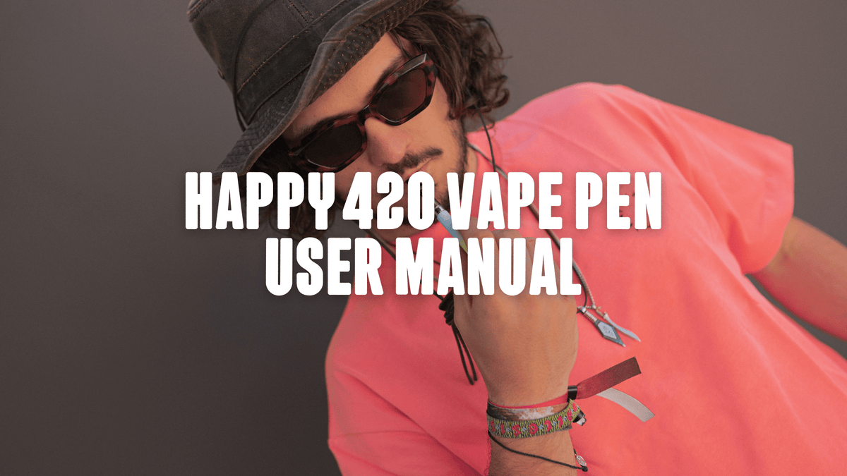 A guy in a pink shirt and hat vaping