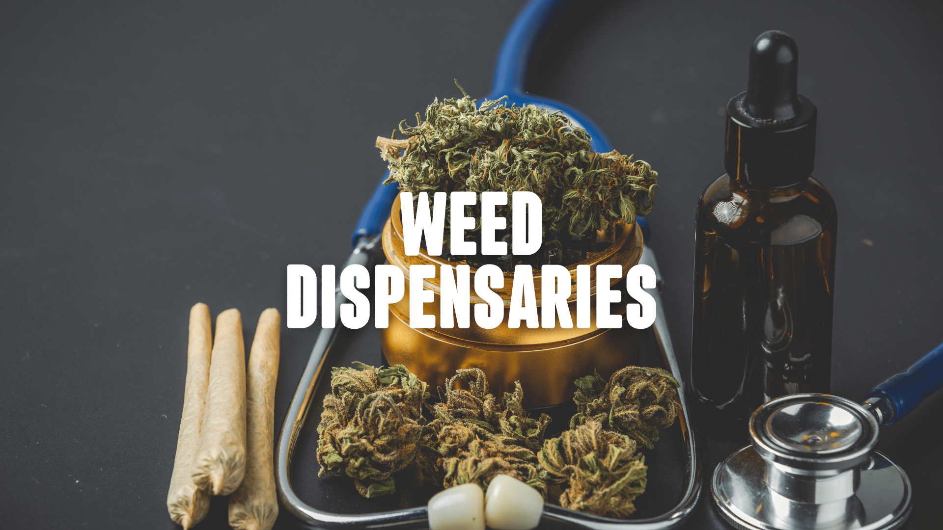 Cannabis Bud and some medical equipment