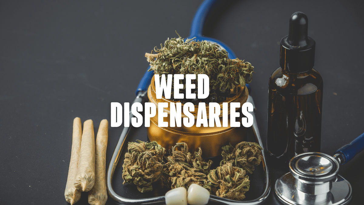 Cannabis Bud and some medical equipment