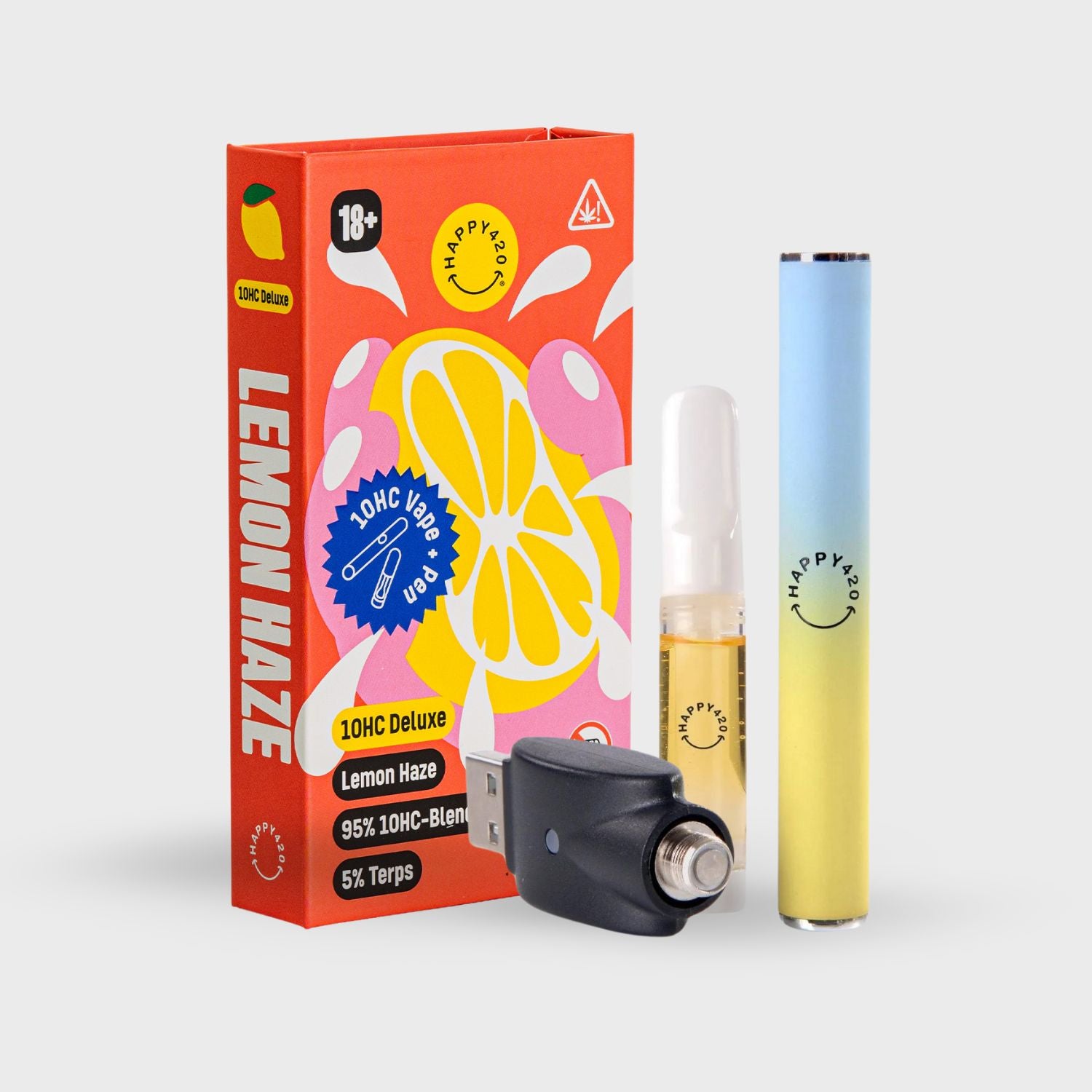 10HC Vape Kit - Lemon Haze - Packshot