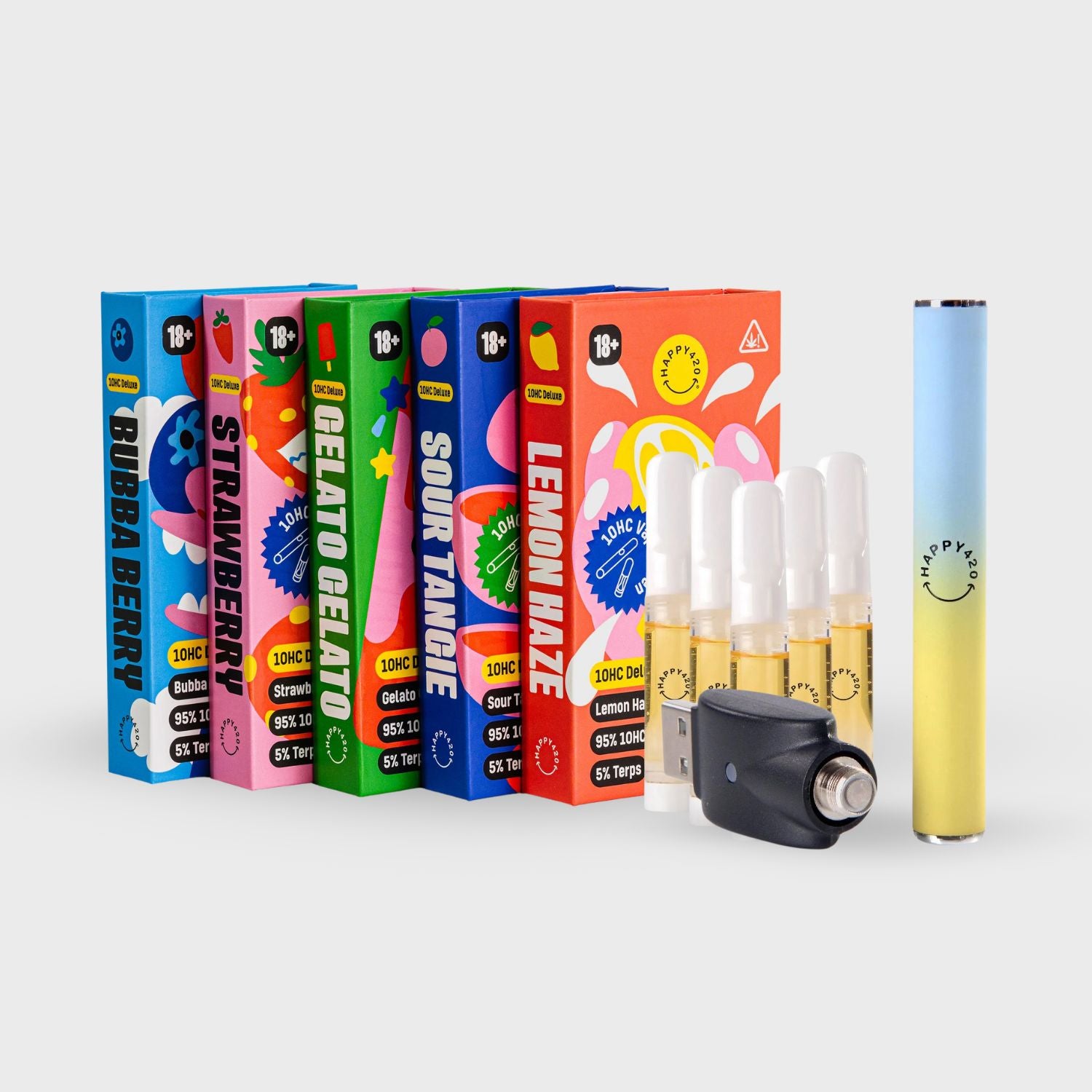 10HC Vape Kit Bundle (5 flavours)