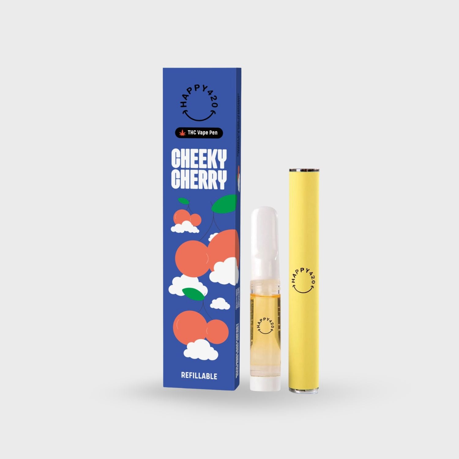 98% THC Rechargeable Vape Kit – Cheeky Cherry