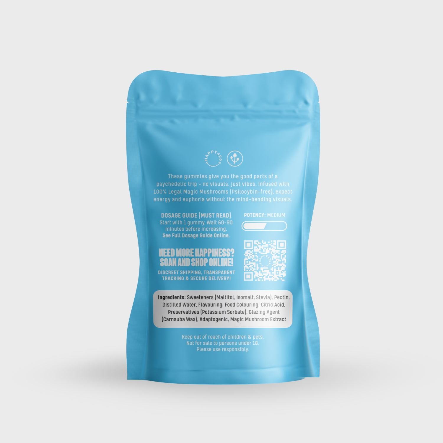 Tryp Mushroom Gummies - Blueberry