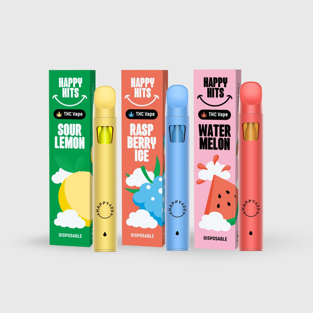 hits disposable vape Happy THC Bundle (3 Flavours) pods-devices-kits Review: Chem Scout Vape Flavour:Strawberry Cream