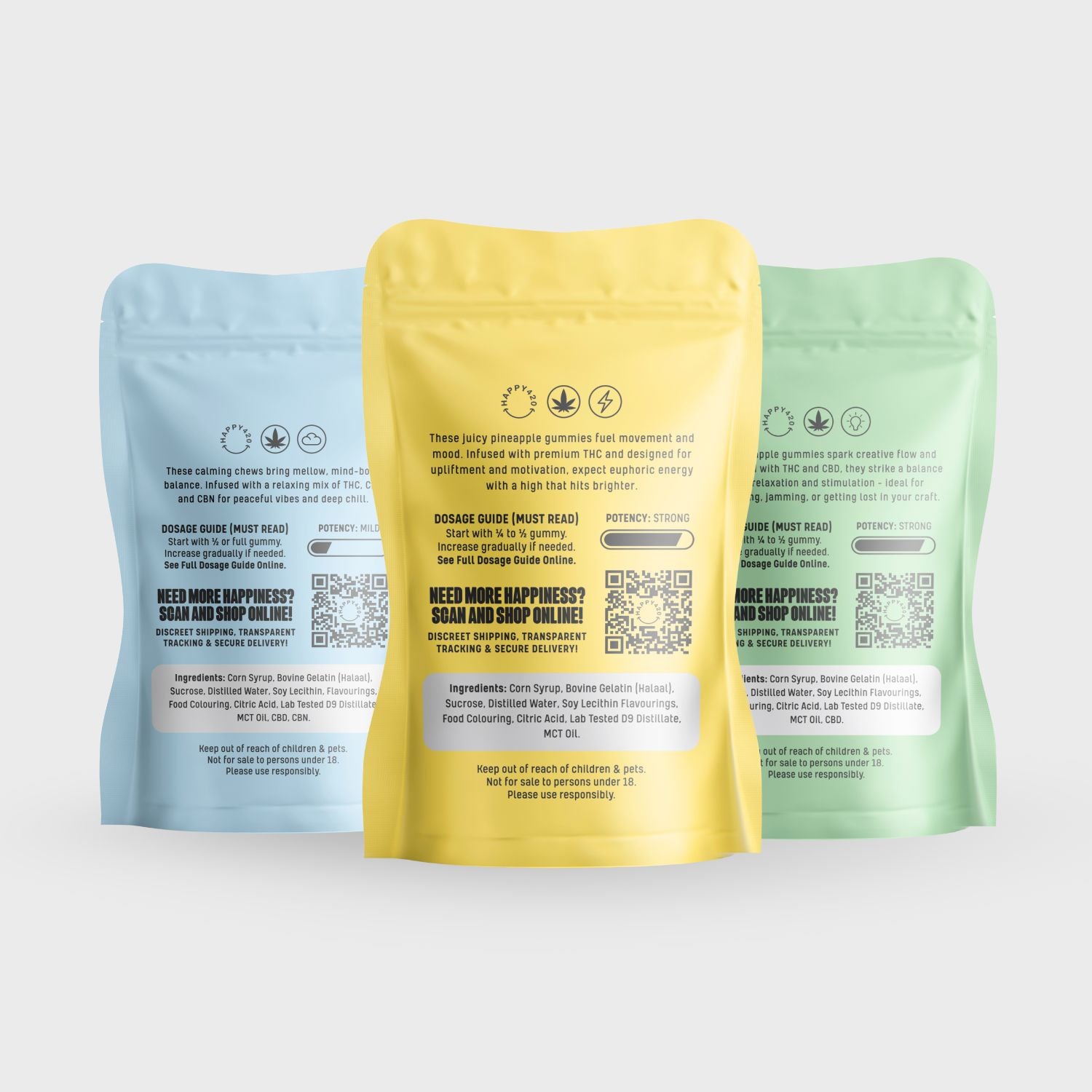 THC Gummy Bundle (3 in 1)