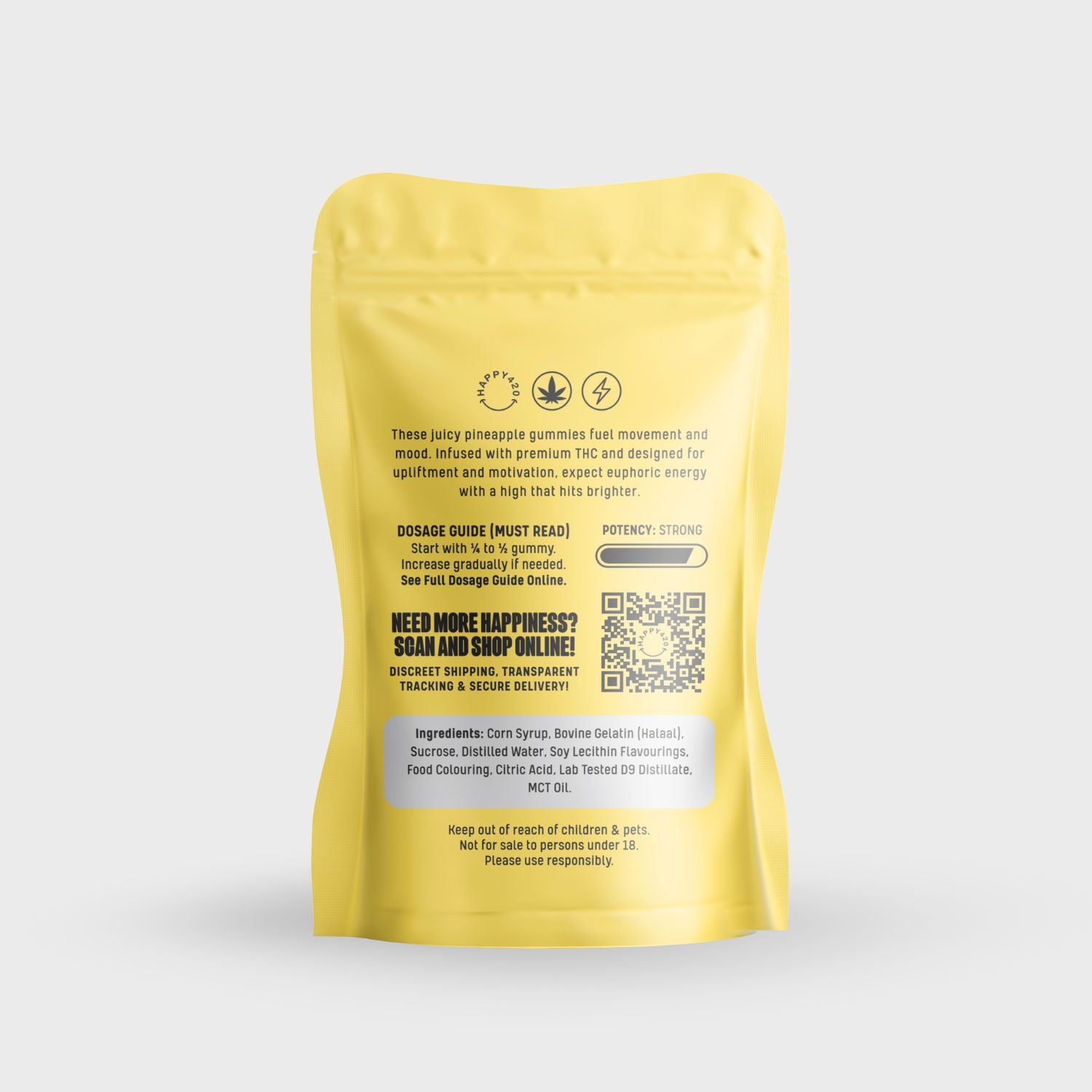 THC Lift Gummies - Pineapple