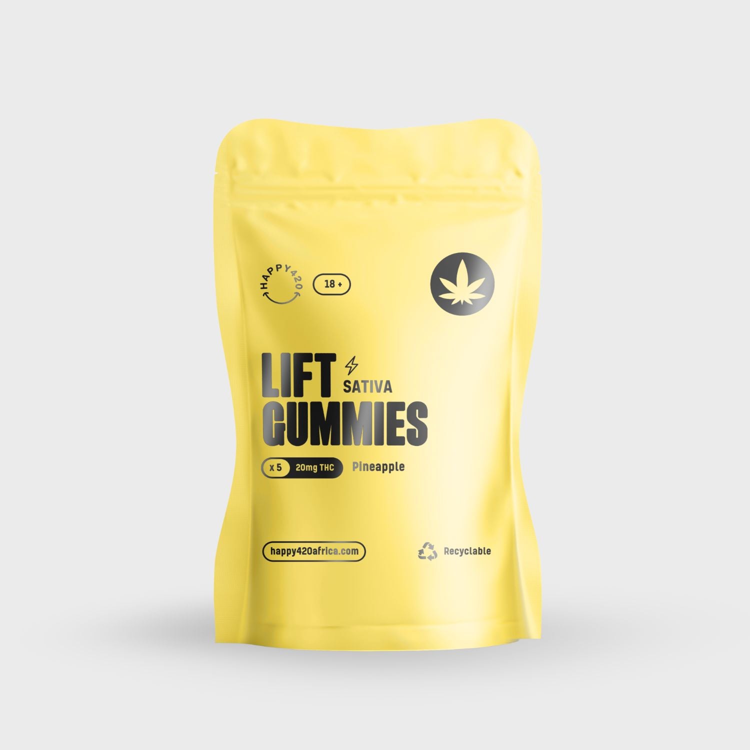 THC Sativa Lift Gummies - Pineapple