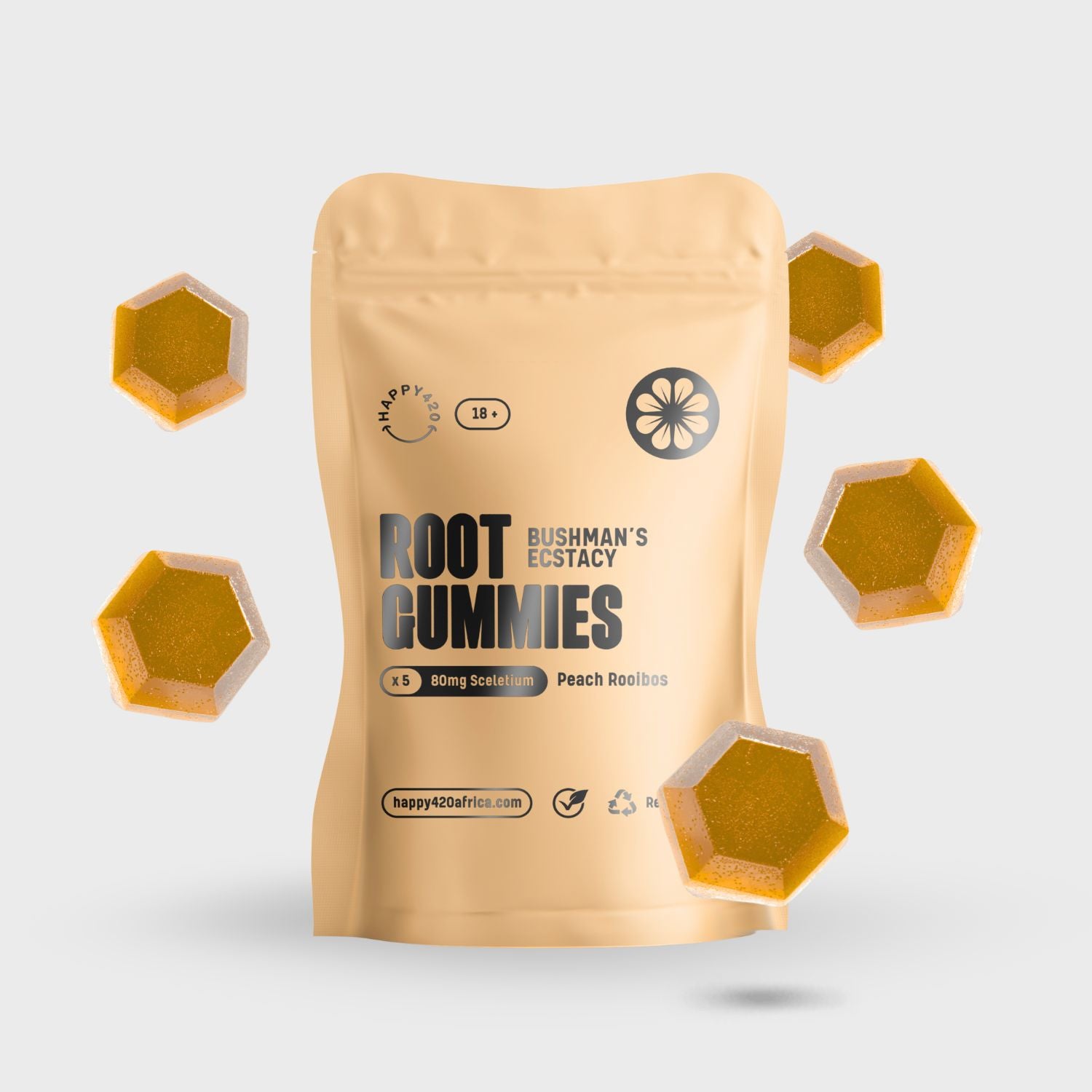Root Gummies – Peach Rooibos