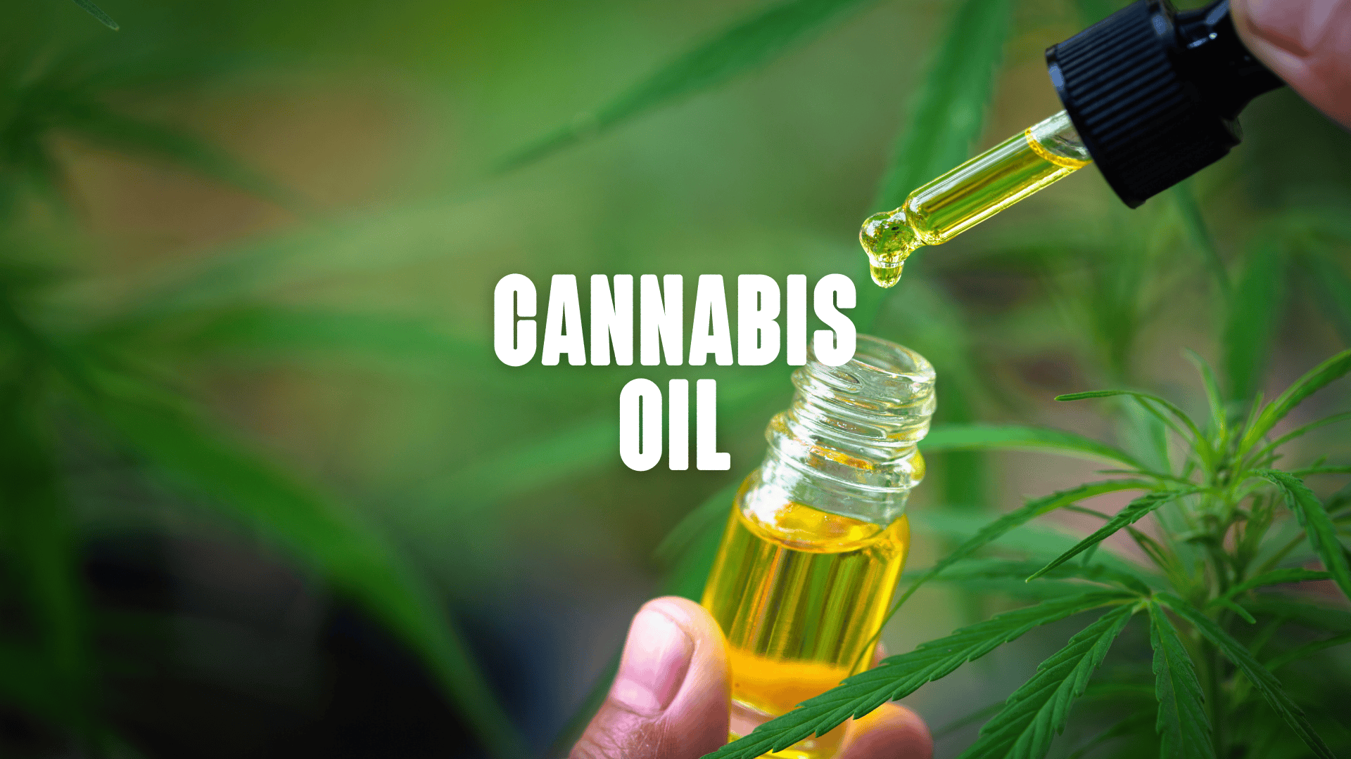A tube of cannabis oil