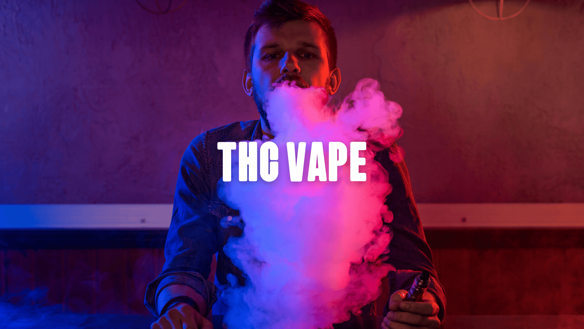 A guy vaping