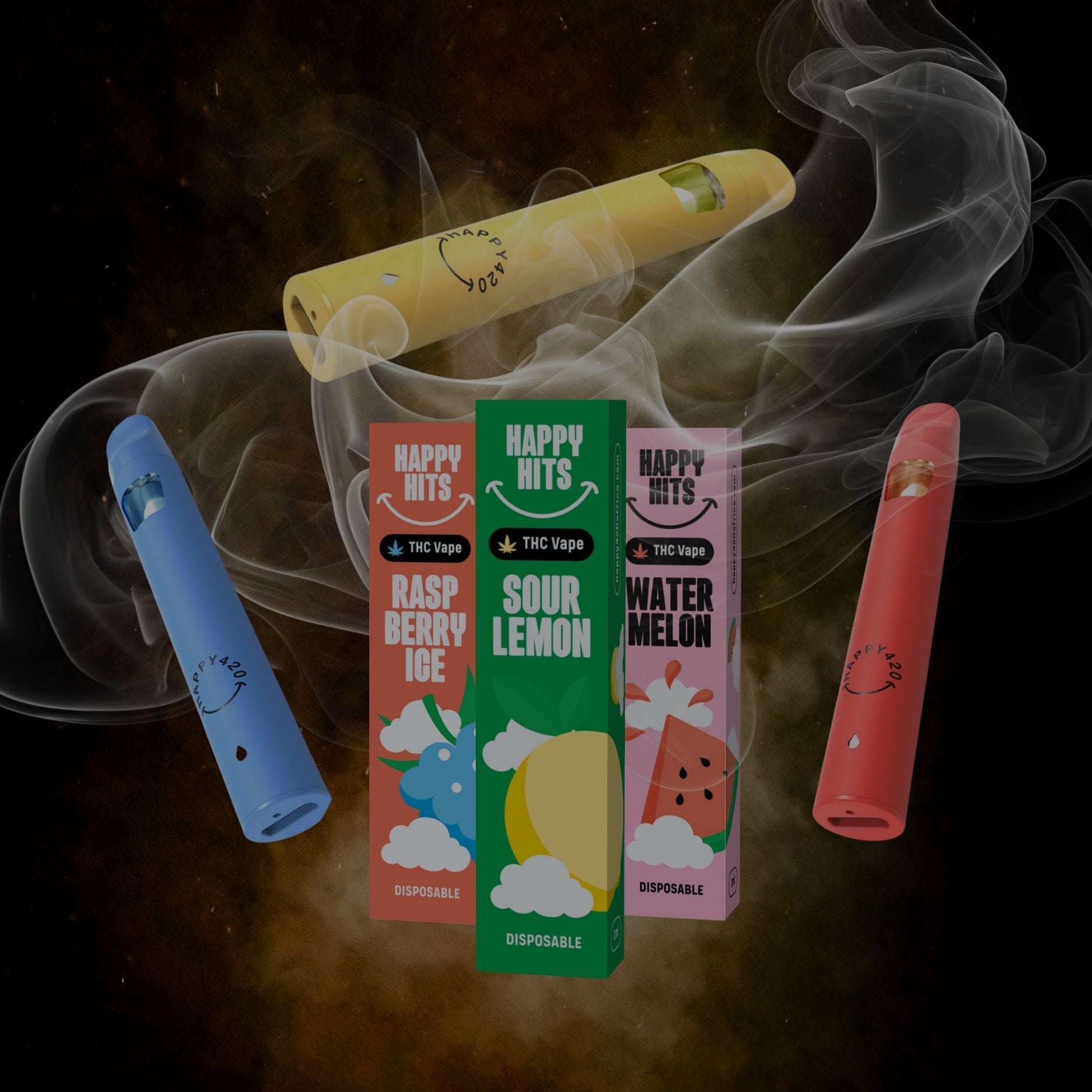 Disposable THC Happy Hits Vapes
