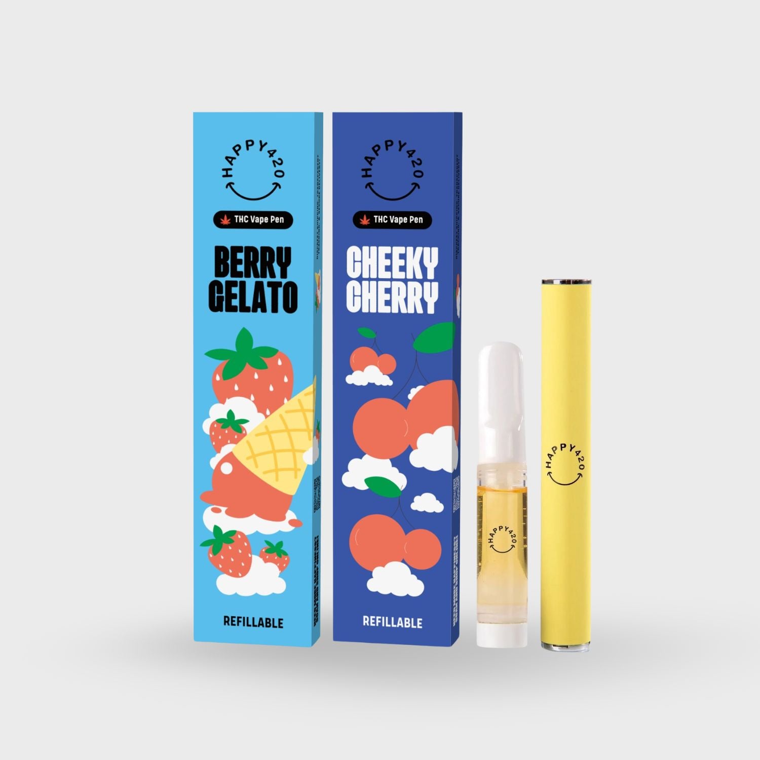 THC Vape Kit Bundle (2 fruity flavours)