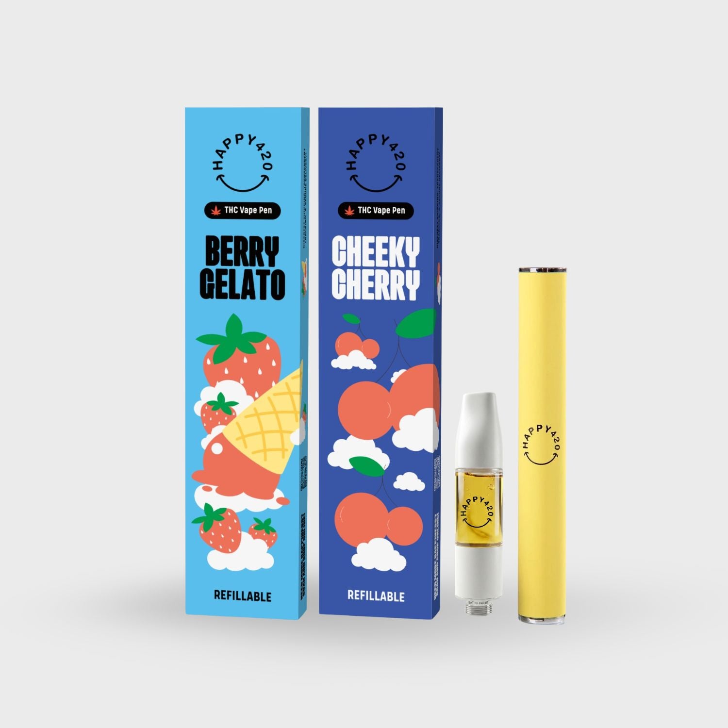 THC Rechargeable Vape Kit – Cheeky Cherry