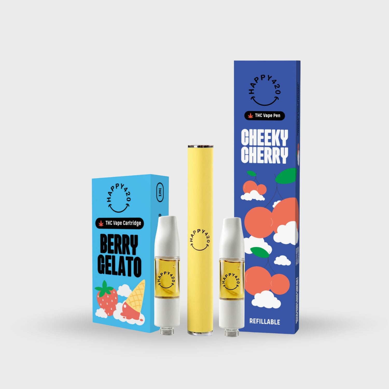 THC Vape Kit Bundle (2 fruity flavours)