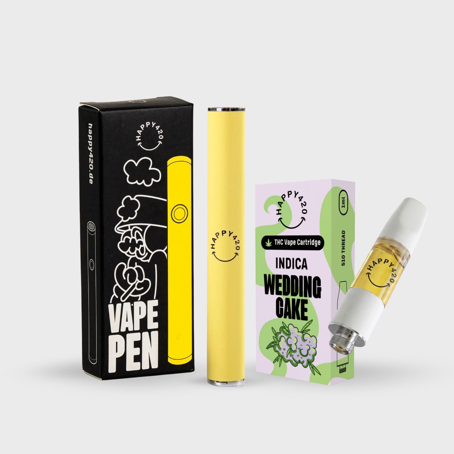 THC Vape Kit Bundle: Wedding Cake