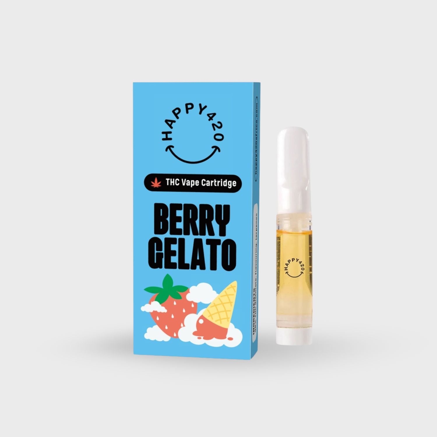 98% THC Vape 1ml Cartridge (510 thread) – Berry Gelato
