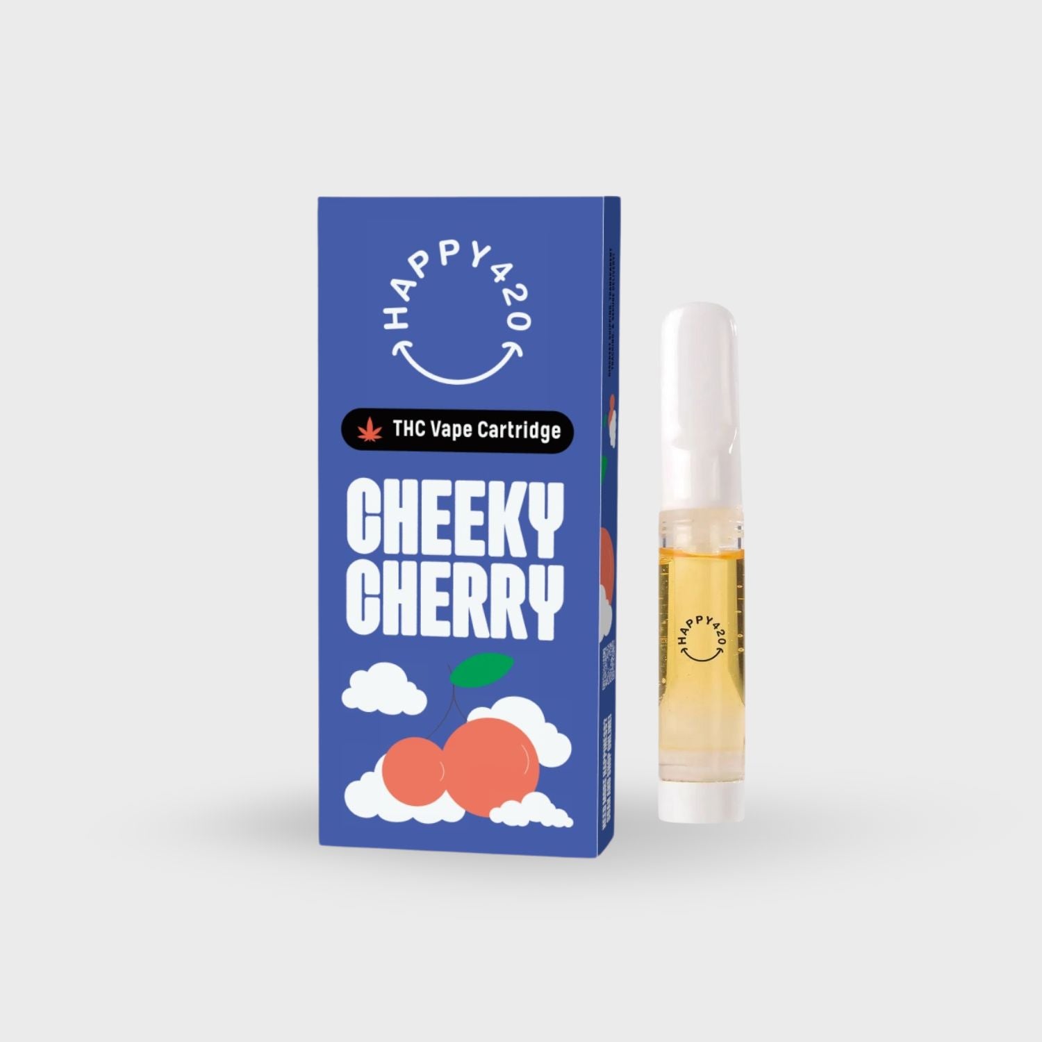 98% THC Vape 1ml Cartridge (510 Thread) – Cheeky Cherry