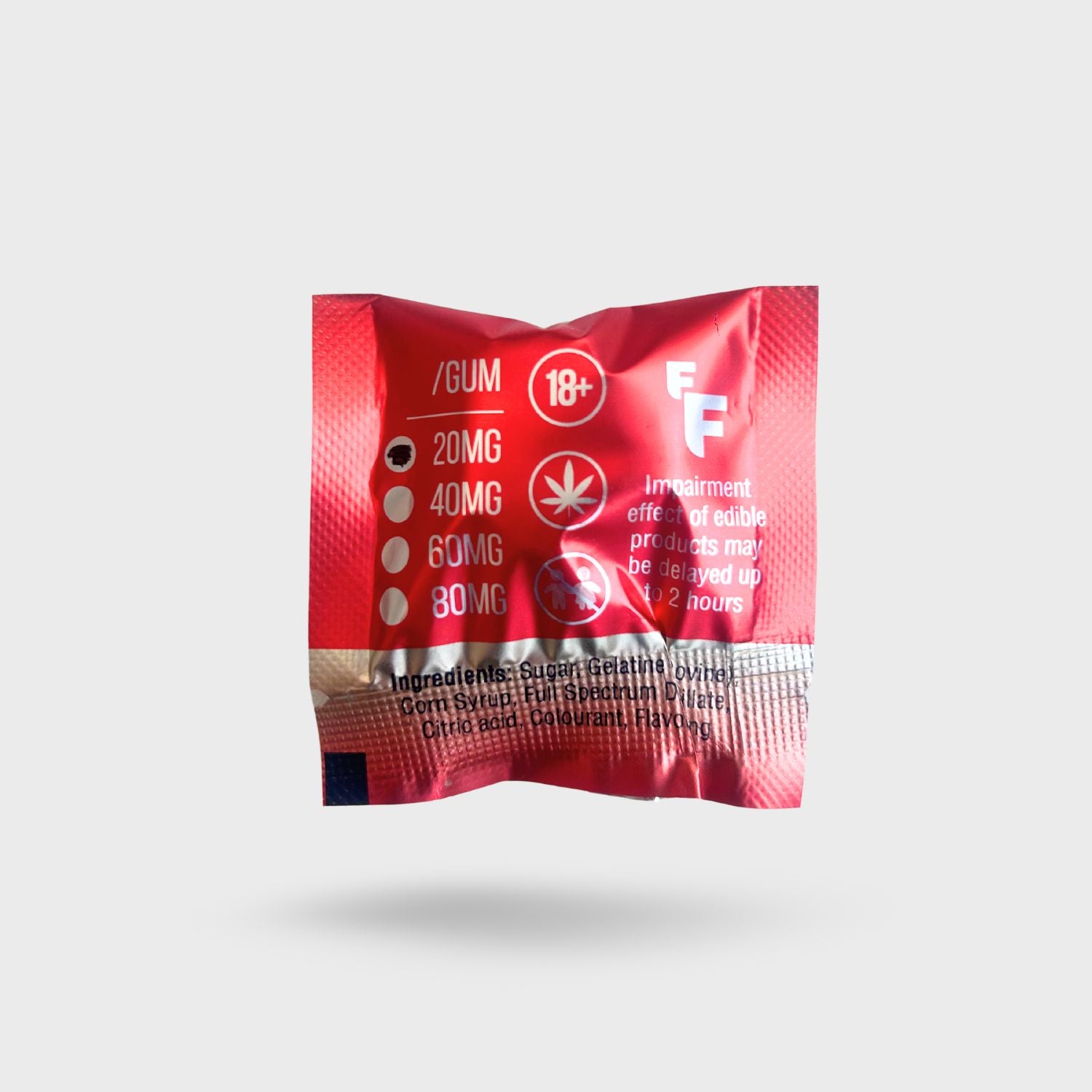 Astroform Single Gummy - Raspberry 20mg