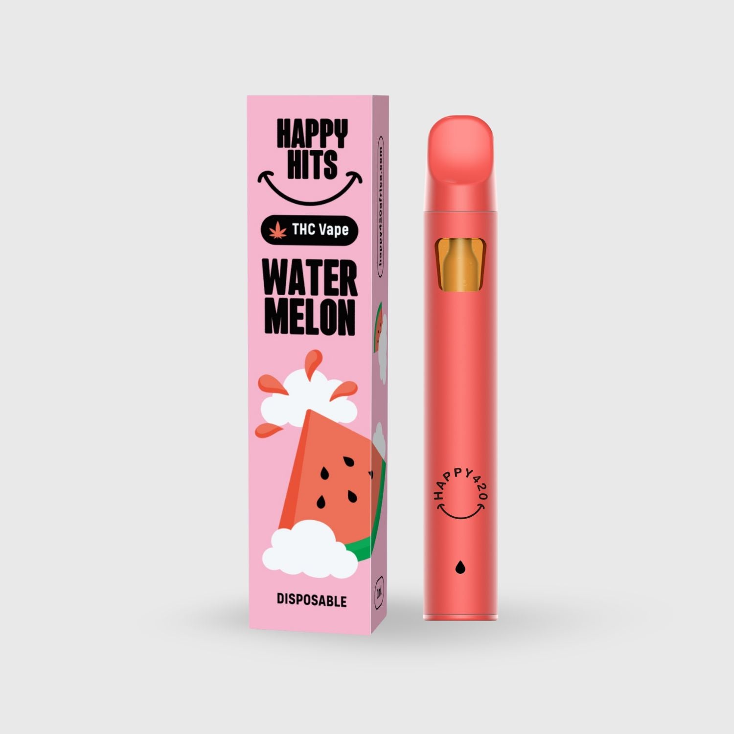 Happy Hits Disposable 98% THC Vape – Watermelon