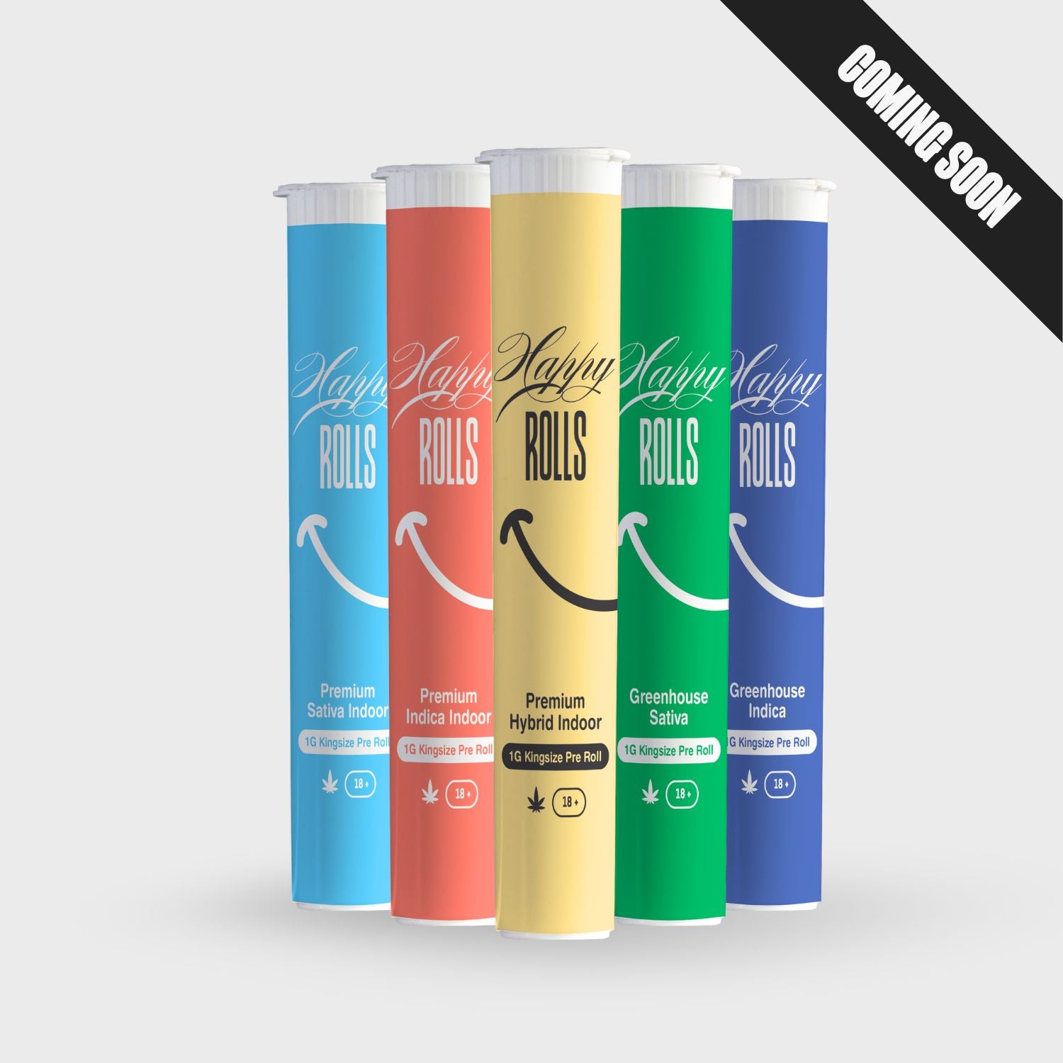 Happy Rolls Bundle (5 Premium Cannabis Pre-Rolls)