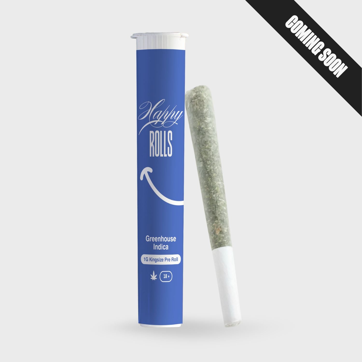 Happy Rolls - 1G Greenhouse Indica Pre-Roll (Papa Smurf)