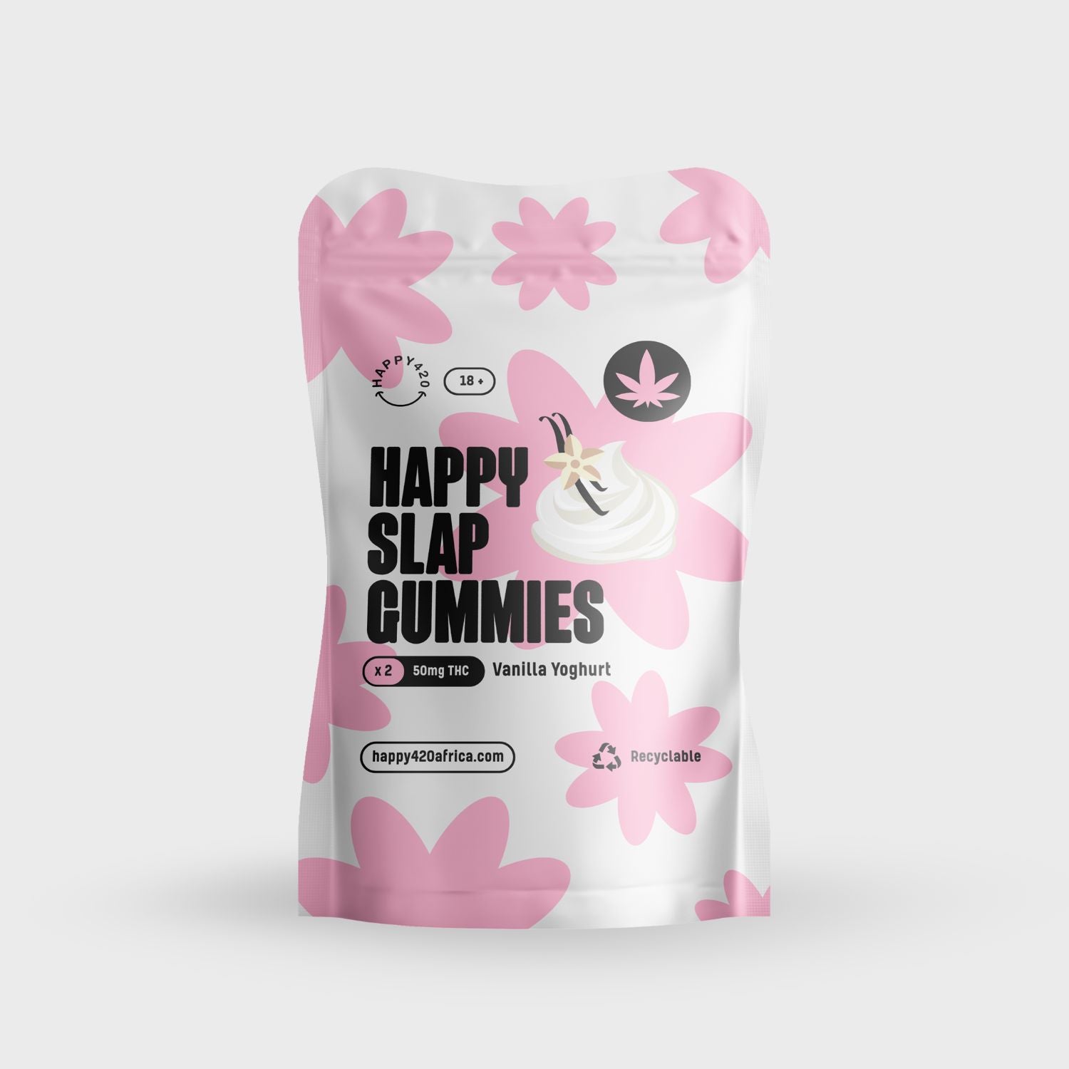 THC Happy Slap Gummies - Vanilla Yoghurt