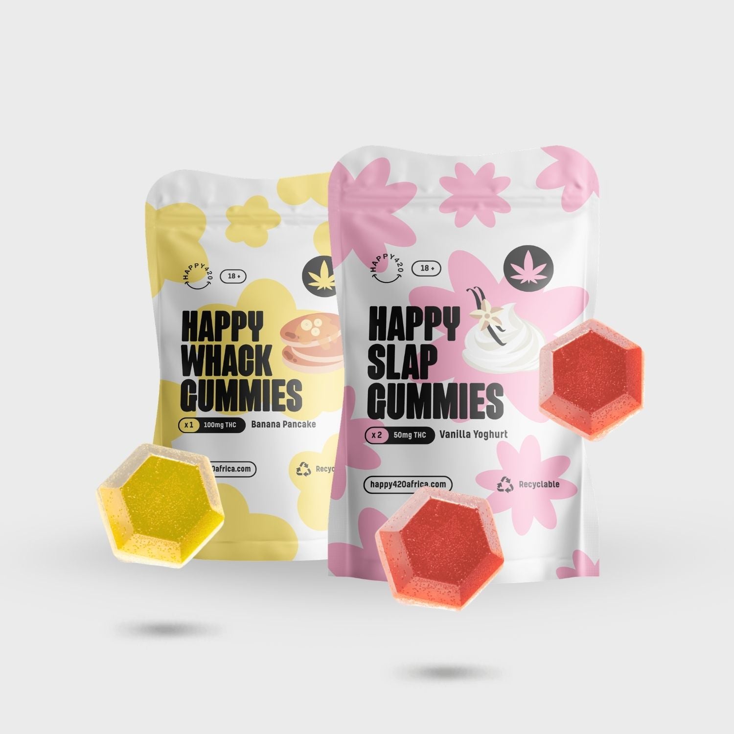 THC Happy Whack & Slap Gummy Bundle (2 in 1)