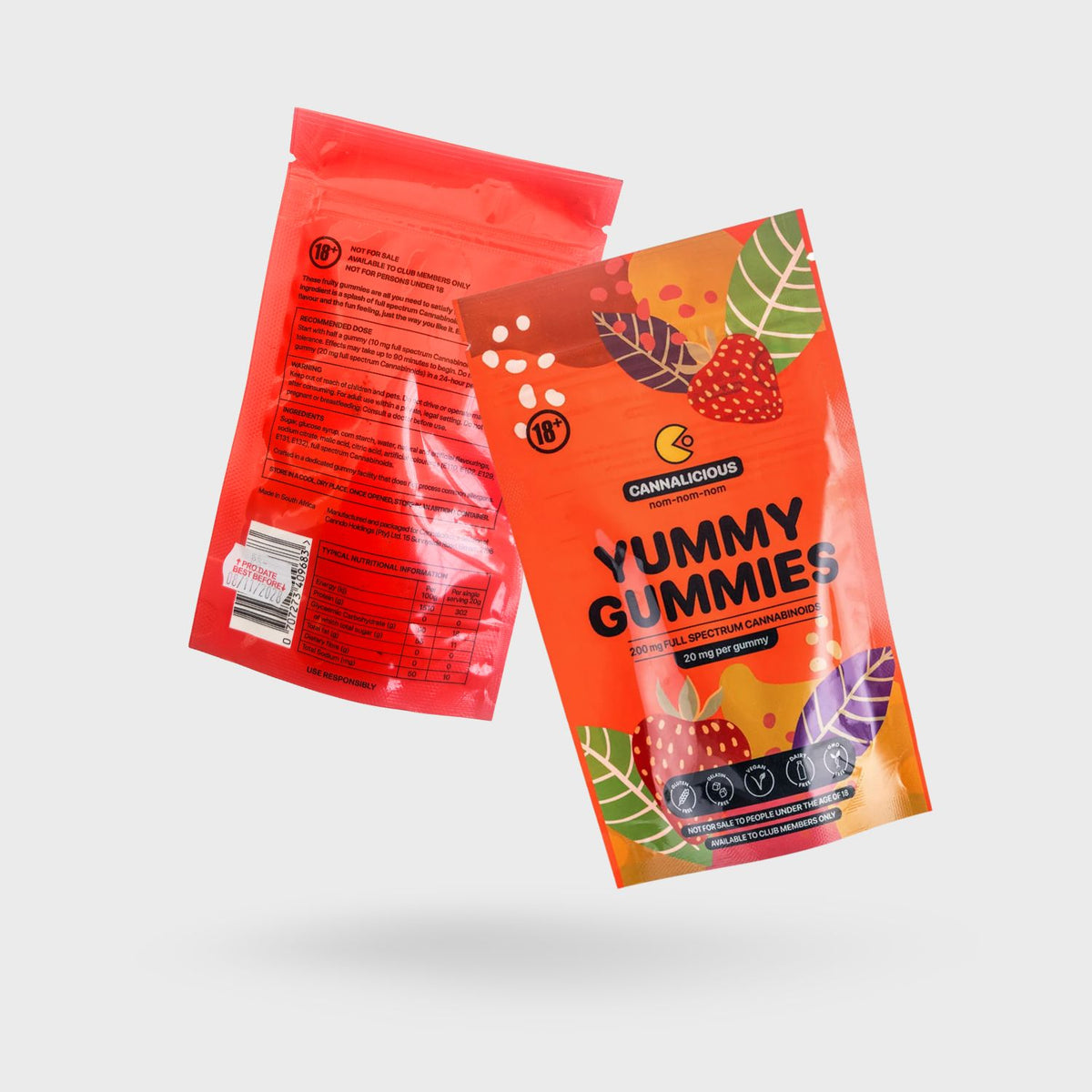 Cannalicious THC Yummy Gummies 20mg