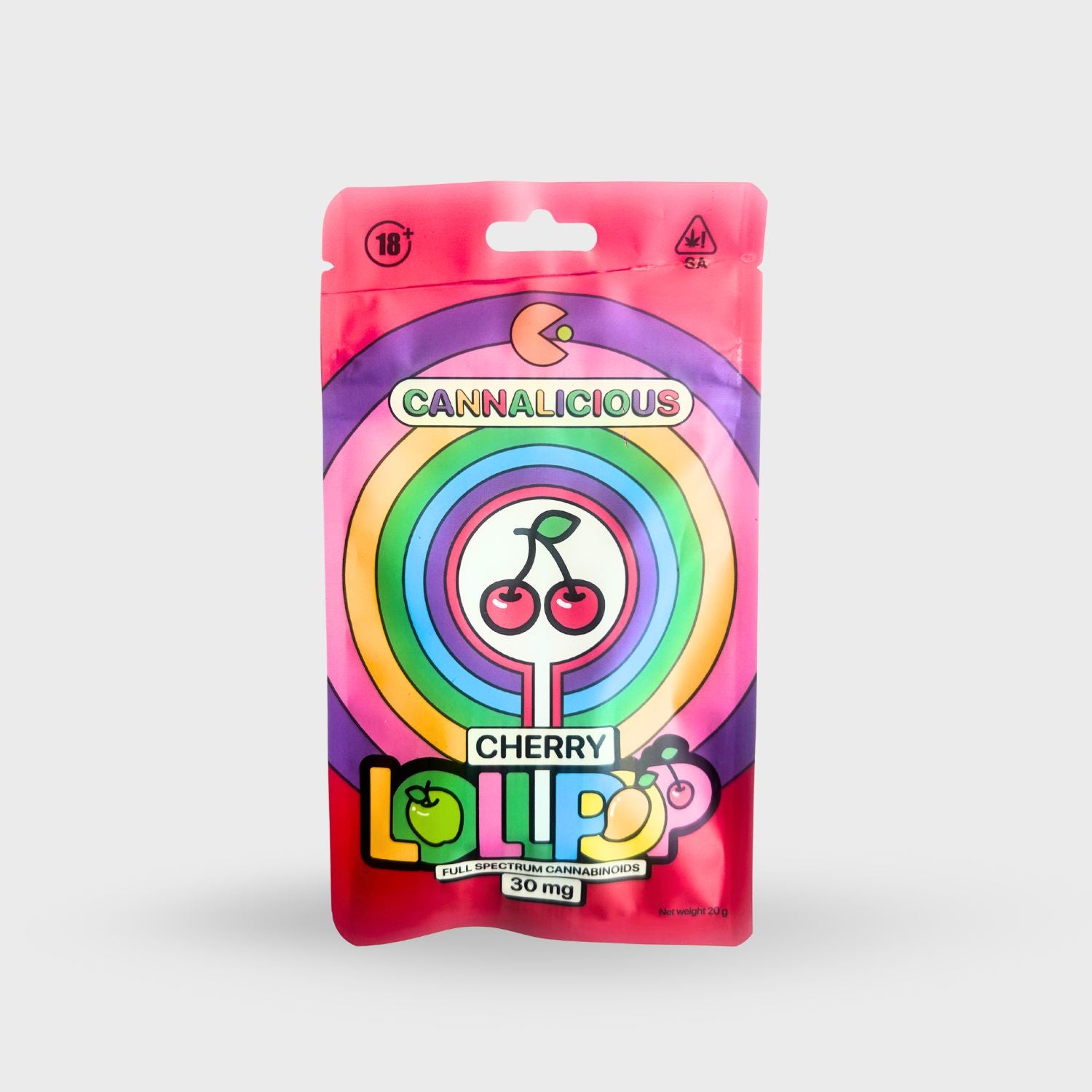 Cannalicious Cherry Lollipop 30mg